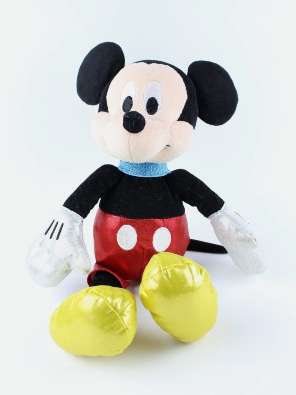 Disney Sparkle Mickey Mouse Plush Stuffed Animal TY 2015 Collectible 13"